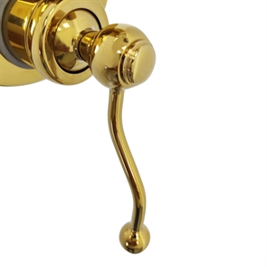 Смеситель для ванны Paini Duomo встраиваемый, золото PVD - фото 8760